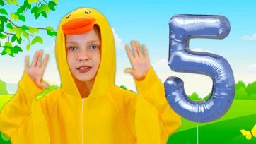 Count With Me- Five Little Ducks Count Along Song